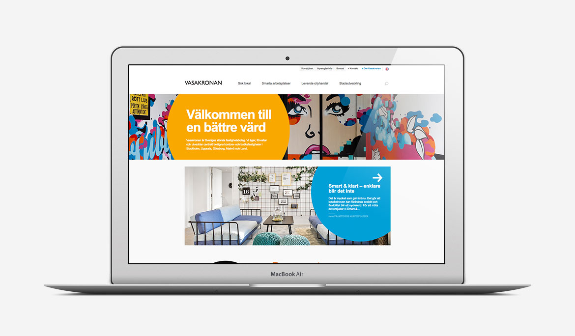 Vasakronans webbplats