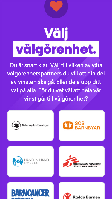 Uppdrag för GodEl signup